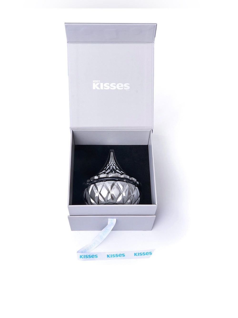 NIB Hershey's Kisses Electroplated Candy Dish with Gift Box - Picture 2 of 4